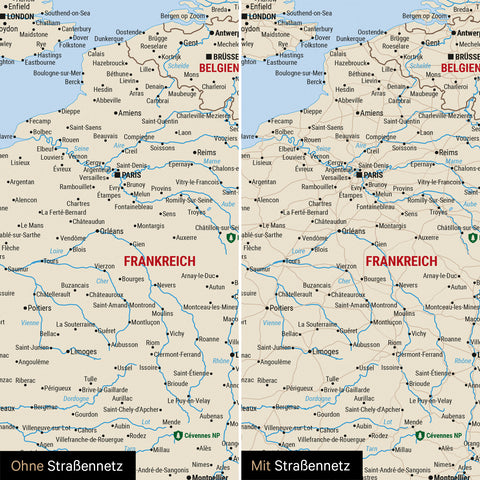 Europe Push Pin Map TRAVEL® – Multicolor Classic