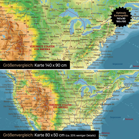 Topographic Push Pin World Map TRAVEL® – Multicolor Topo