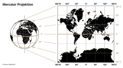 Mercator Projection: Advantages & Disadvantages of the Distorted World ...