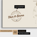 Personalisierte Dänemark-Karte als Pinn-Leinwand in Desert Sand mit eingedruckten Namen und einer Legende zur Markierung von besuchten Orten