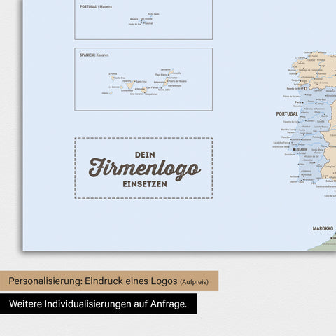 Political Europe Map TRAVEL® Magnetic Board – Multicolor Atlas