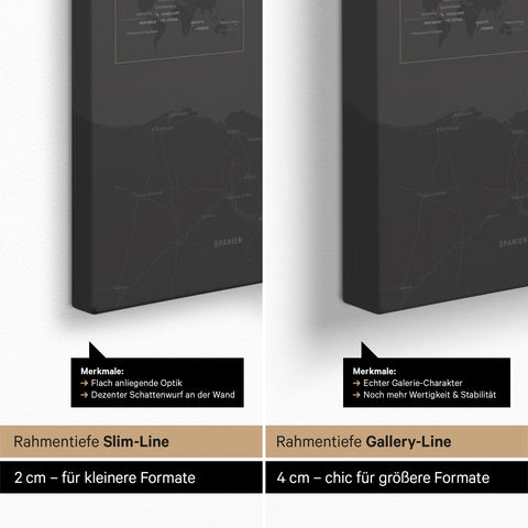 France Push Pin Map TRAVEL® (Pinboard) – Dark Gray