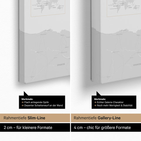 Carte de France TRAVEL® à épingles – Gris clair