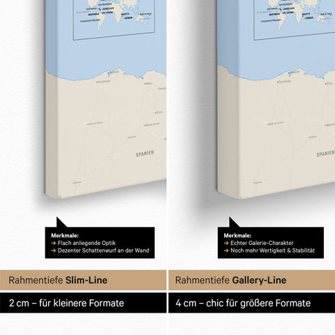 France Push Pin Map TRAVEL® (Pinboard) – Multicolor Classic