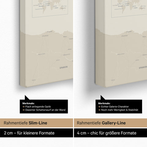 France Push Pin Map TRAVEL® (Pinboard) – Navy Light