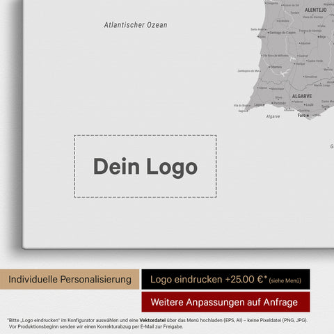 Spain & Portugal Push Pin Map TRAVEL® – Coolgray