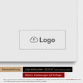 South Africa map as a Push Pin Map in Multicolor Gray with an imprint of a company logo