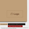 South Africa map as a Push Pin Map in Treasure Gold with an imprint of a company logo