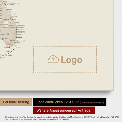 USA Push Pin Map TRAVEL® – Gold
