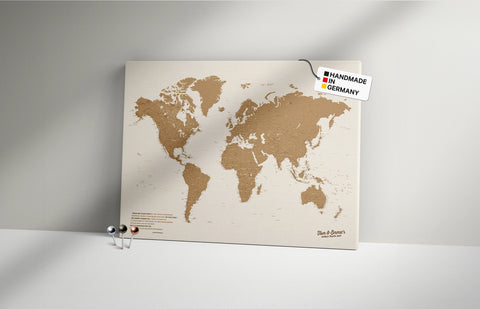 World maps for pinning and planning. Versatile configurable – uniquely designed.