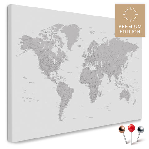 Carte du monde à épingles TRAVEL® – Or