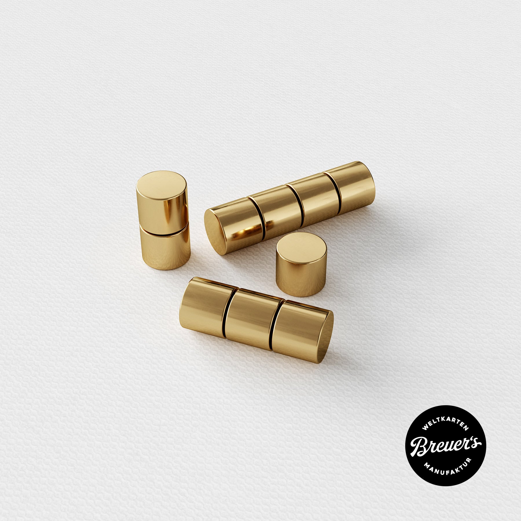 Magnette Pin Golden magnetic pins for magnetic world map – Breuers Weltkarten